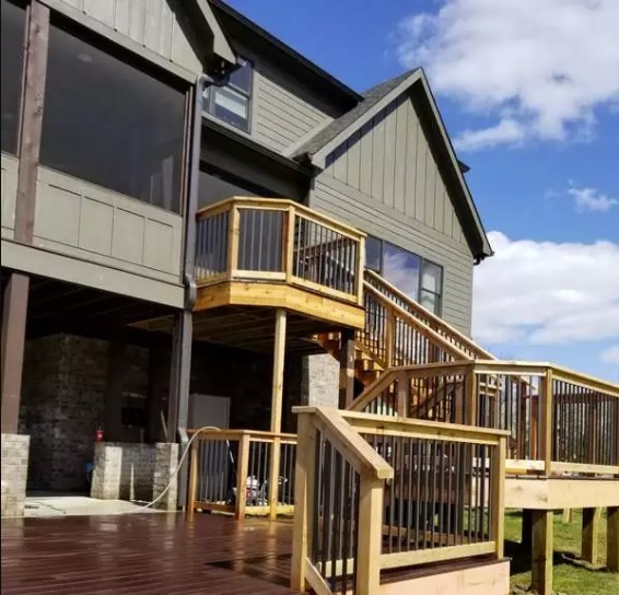 Addition of a Deck, Stairs & Balcony