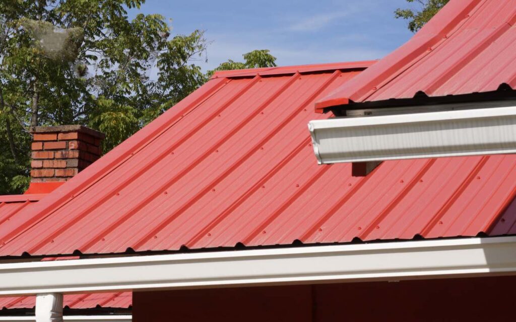 Durable metal roofing.